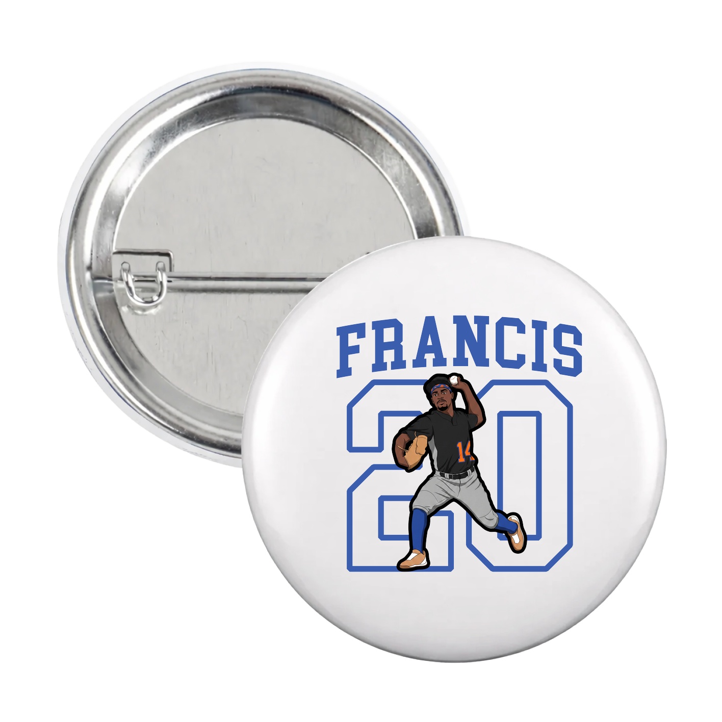 Game Day Button — Shirsey in White