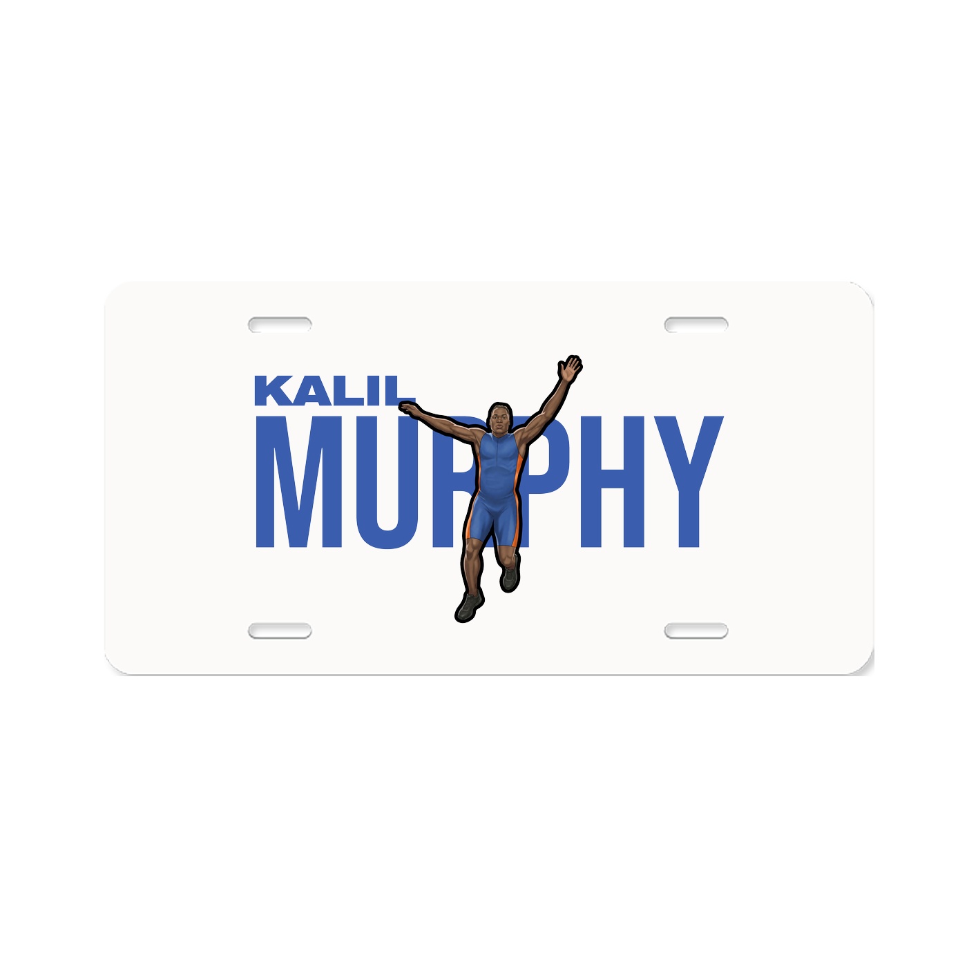 License Plate — Player Name in Classic