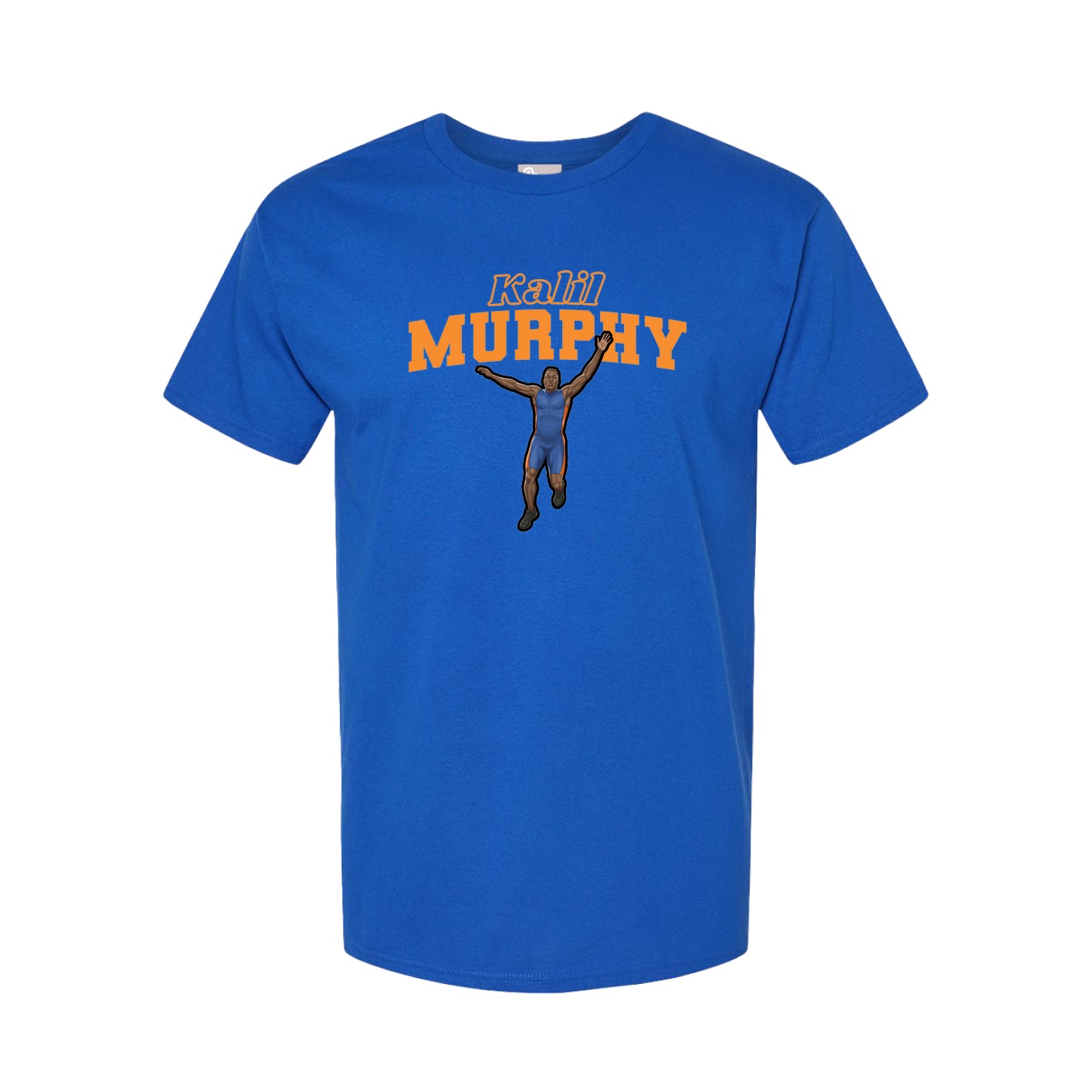 Youth Tee — Name Arch in Royal