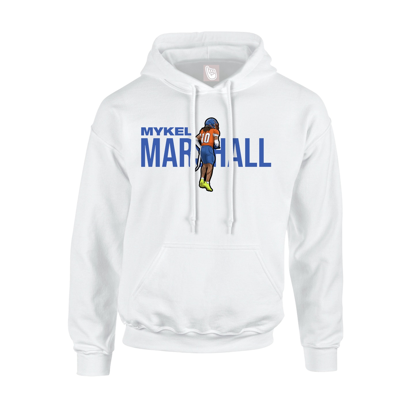 Hoodie — Player Name in White