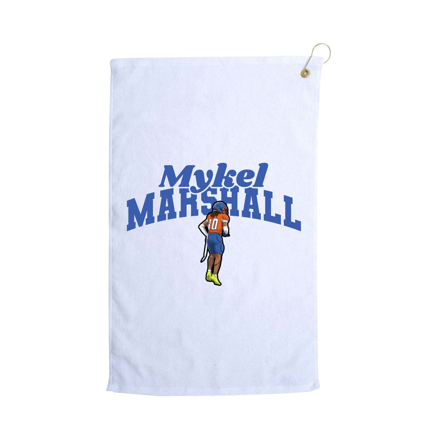 Golf Towel — Signature Arch in White