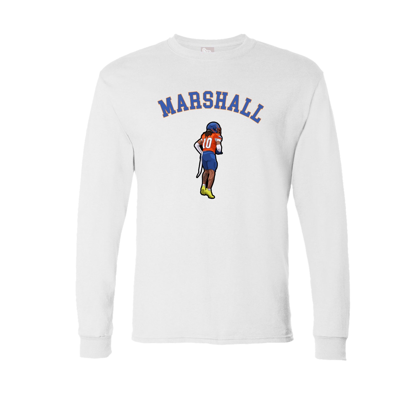 Long Sleeve Tee — Shirsey Arch in White
