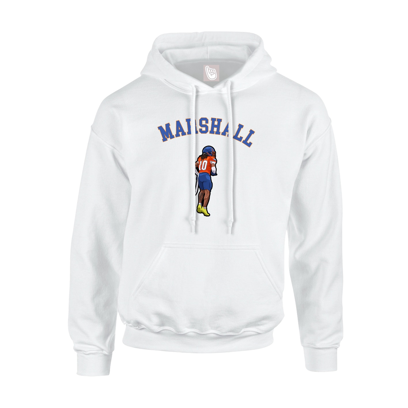 Youth Hoodie — Shirsey Arch in White
