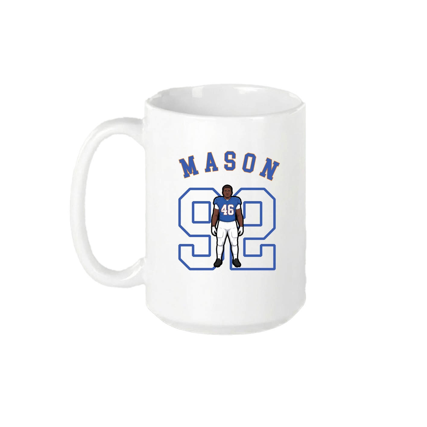 15oz Coffee Mug — Shirsey Arch in White