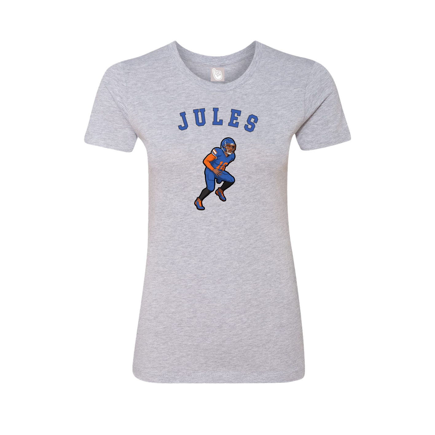 Fitted Women's Tee — Shirsey Arch in Grey