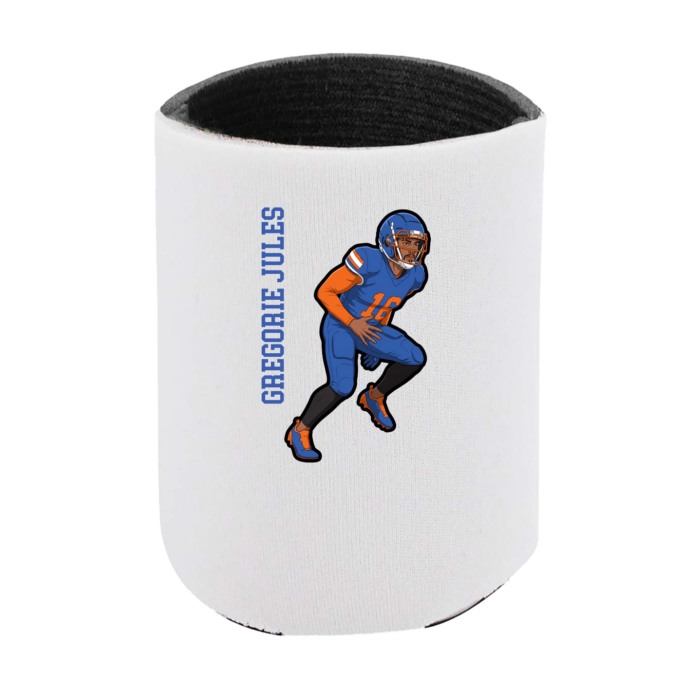 Can Holder — Name Vertical in White