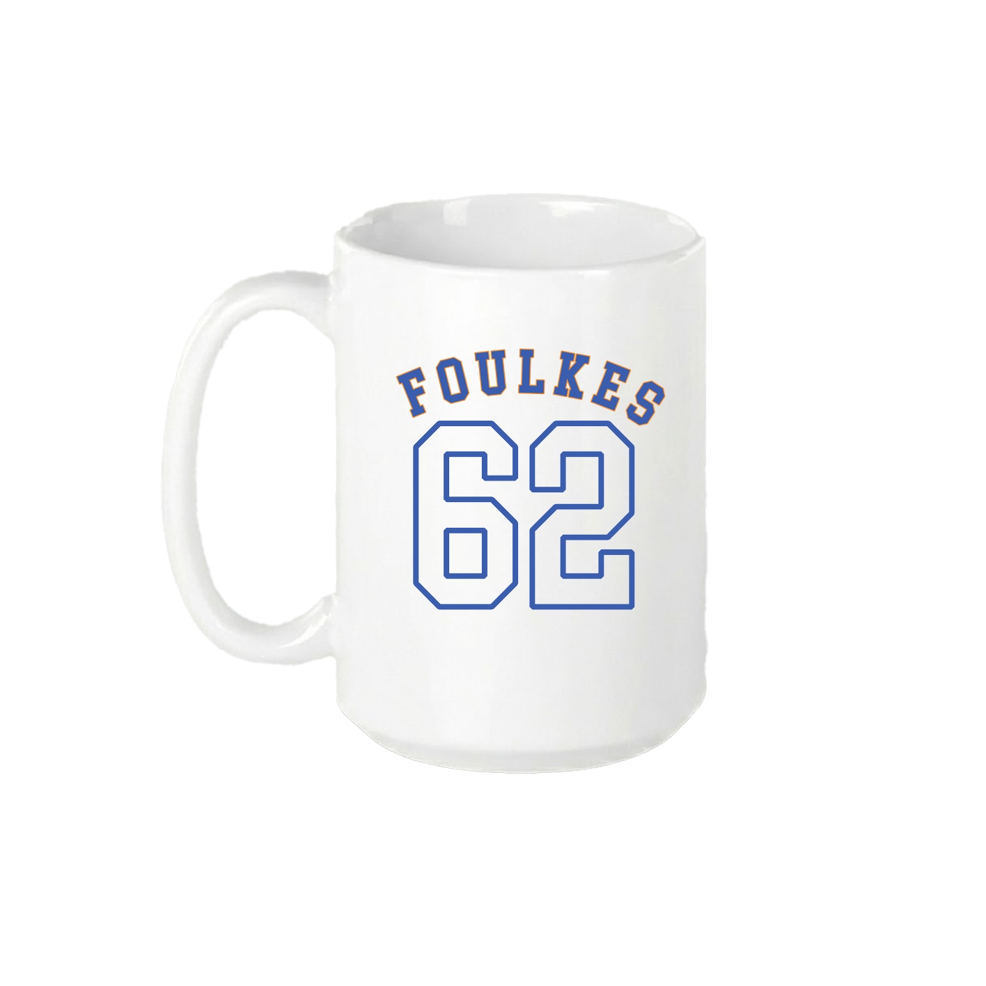 15oz Coffee Mug — Shirsey Arch in White