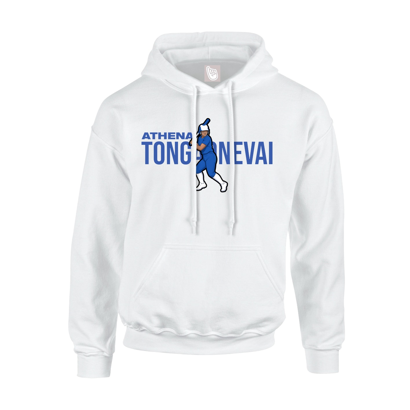 Hoodie — Player Name in White