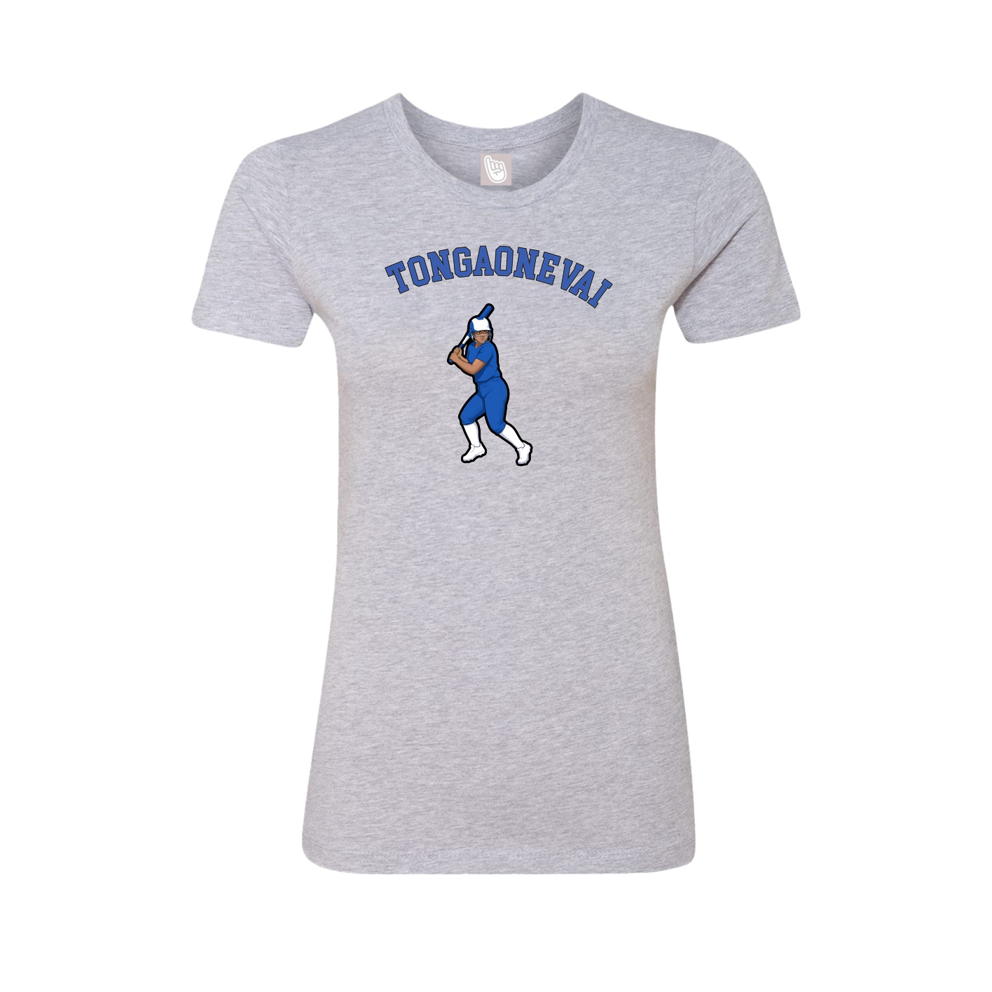 Fitted Women's Tee — Shirsey Arch in Grey