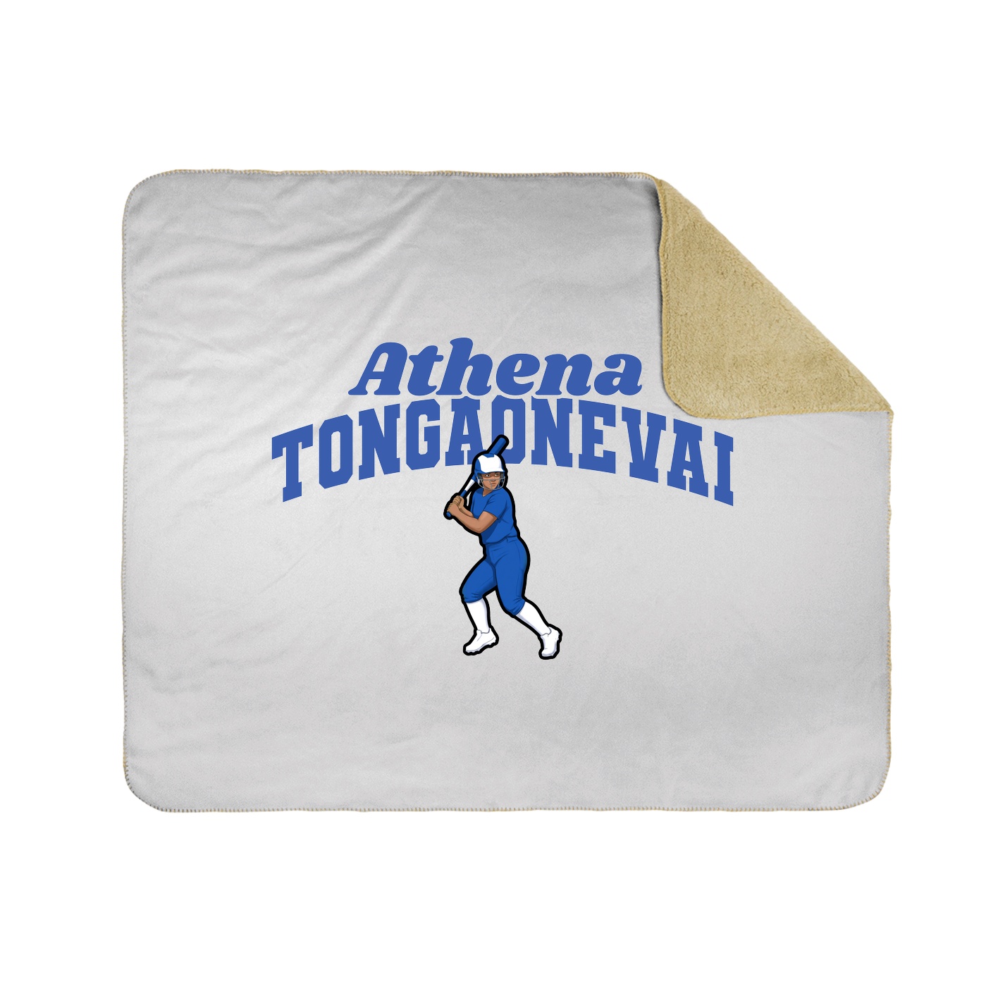 Throw Blanket — Signature Arch in White