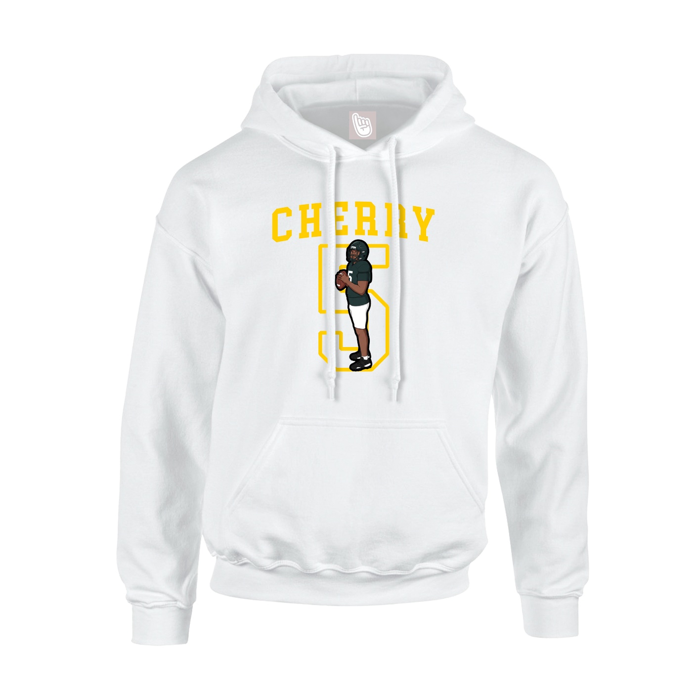 Hoodie — Shirsey in White