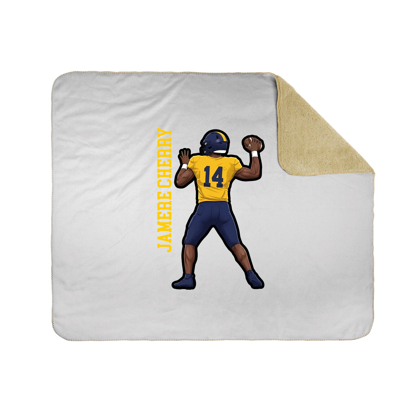 50x60 Sherpa Lined Throw Blanket