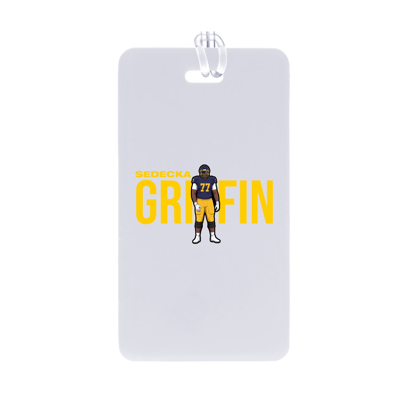 Bag Tag — Player Name in Classic