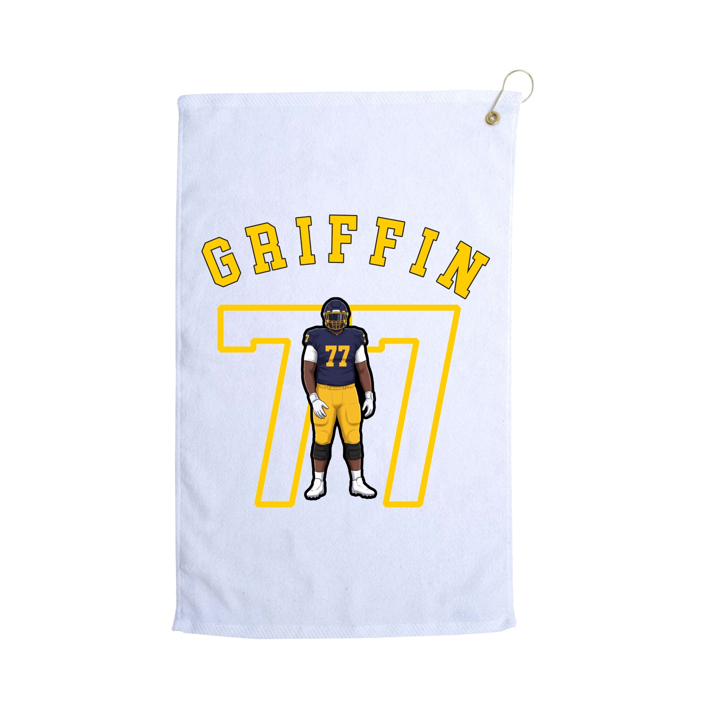 Golf Towel — Shirsey Arch in White