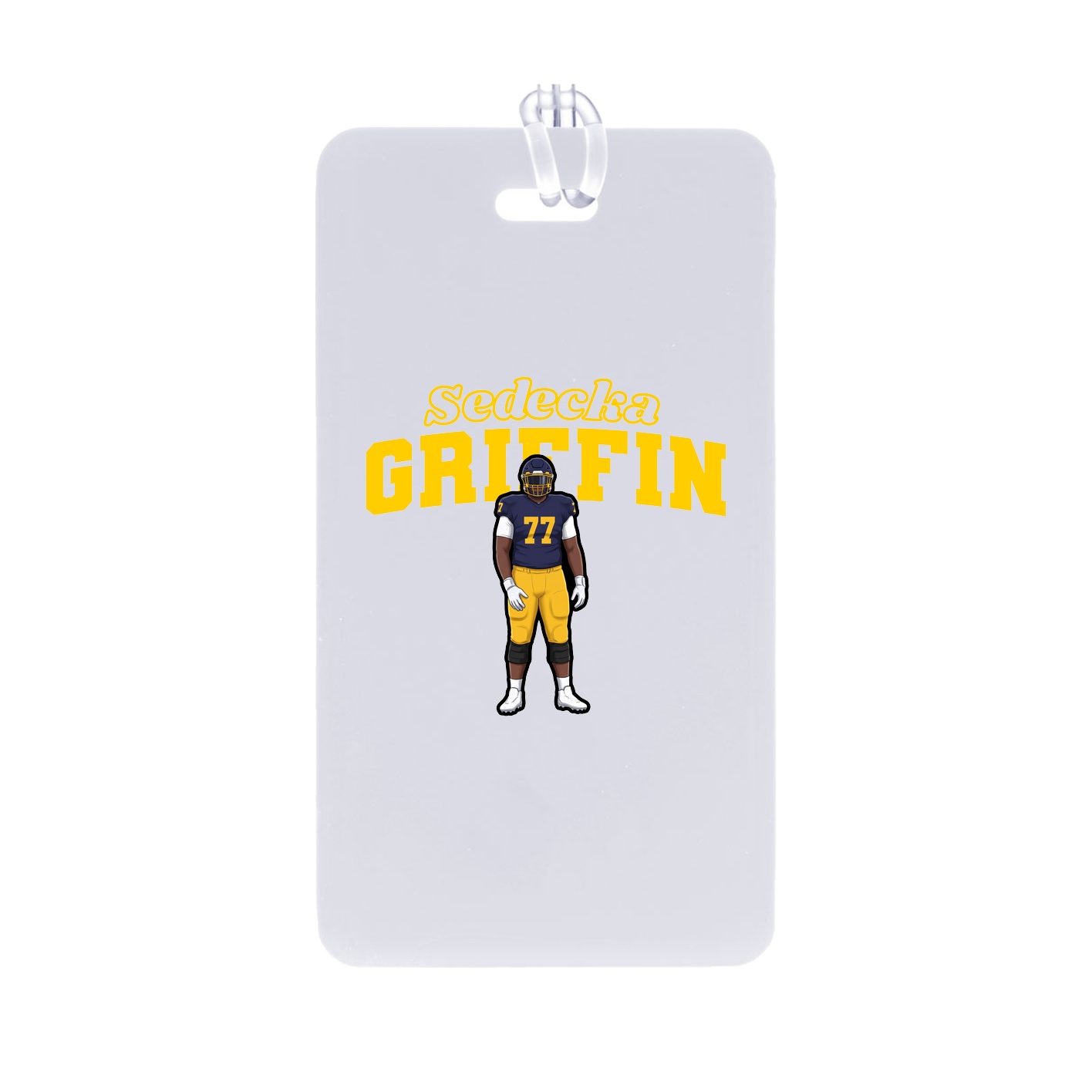 Bag Tag — Name Arch in Classic