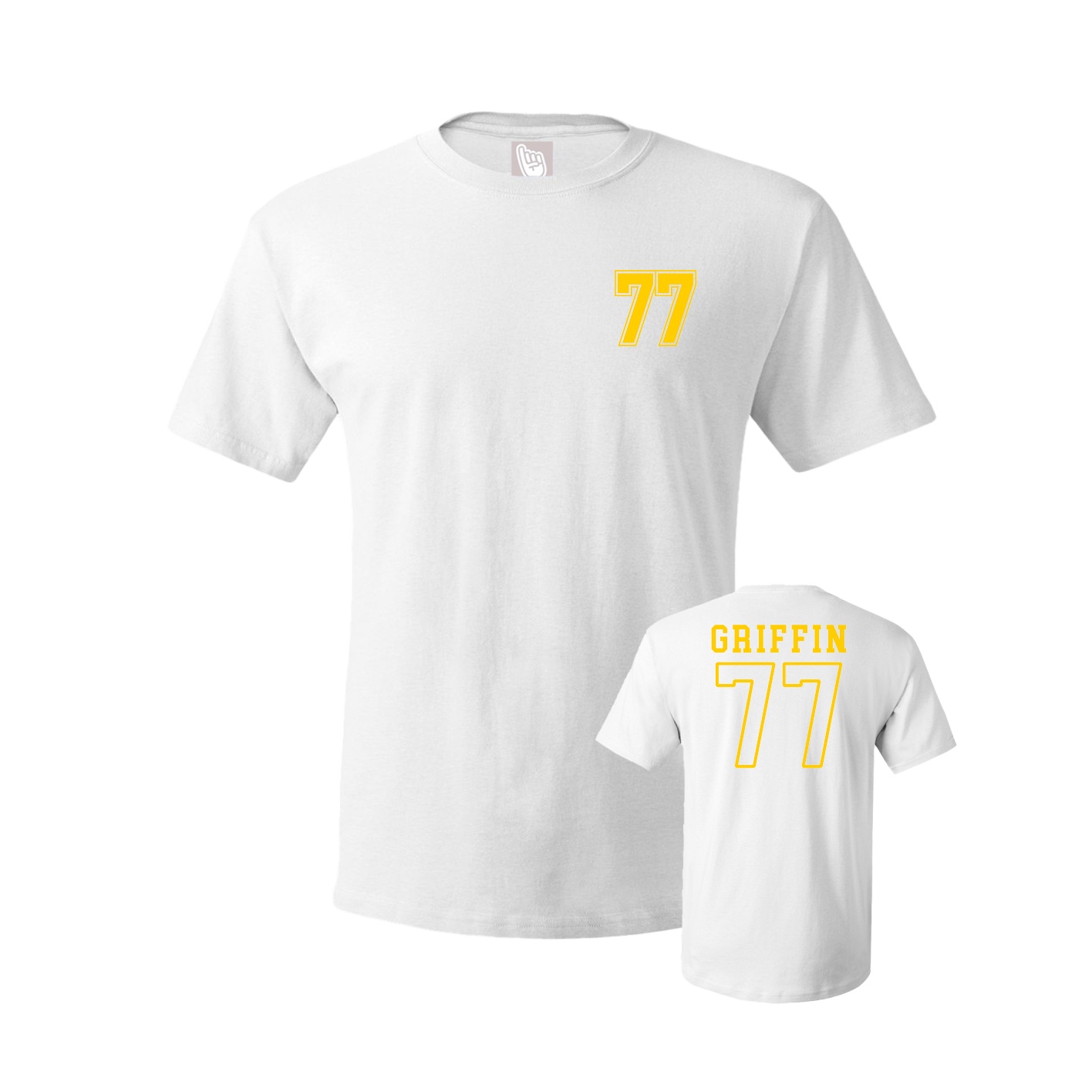 Tee — Chest Back in White