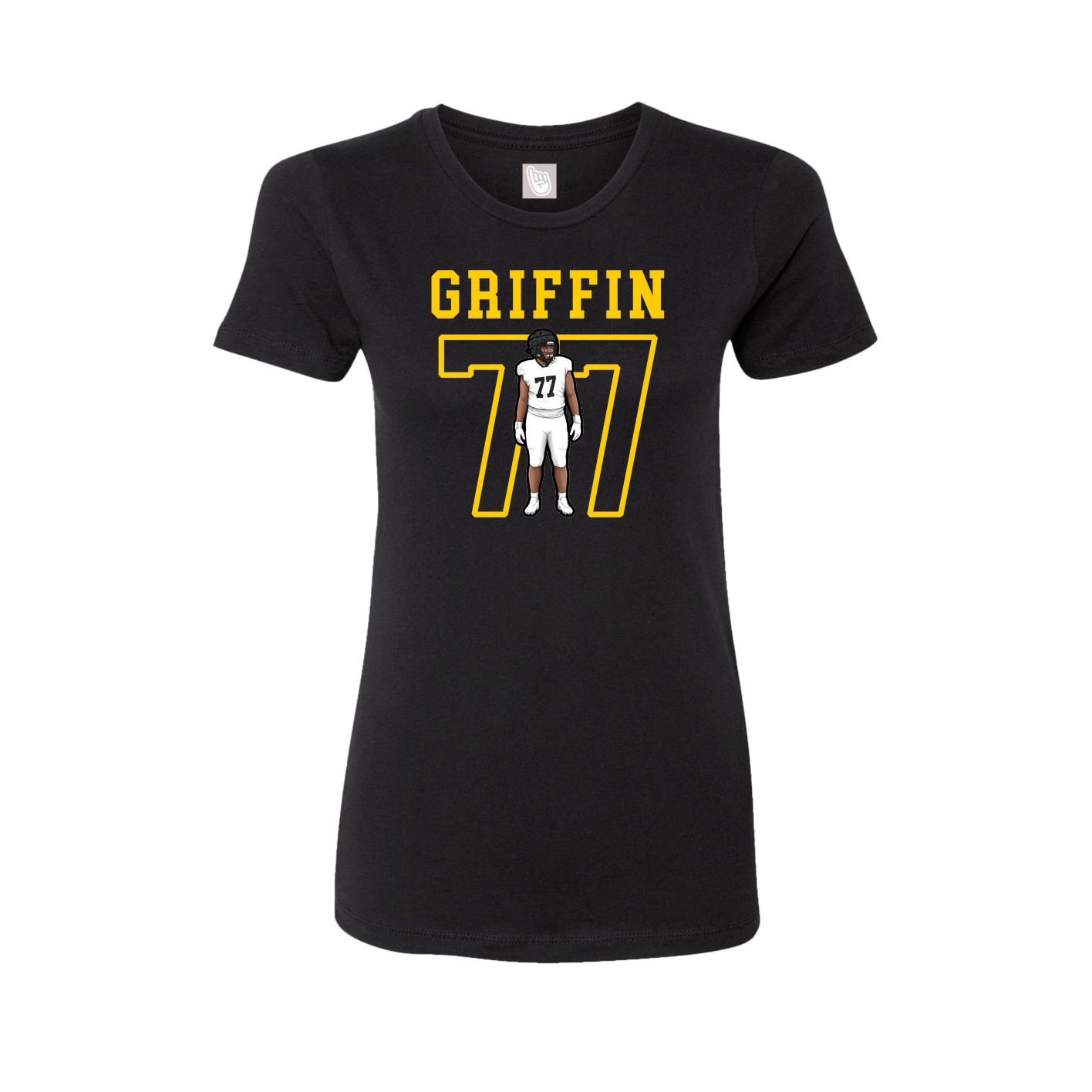 Fitted Women's Tee — Shirsey in Black