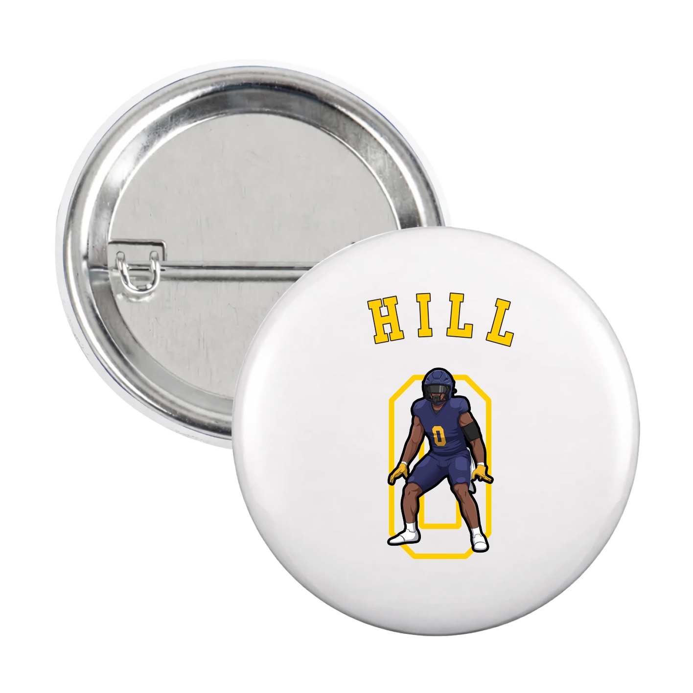 Game Day Button — Shirsey Arch in White