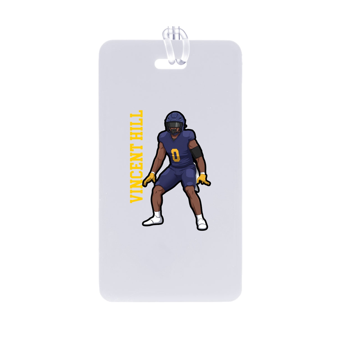 Bag Tag — Name Vertical in Classic