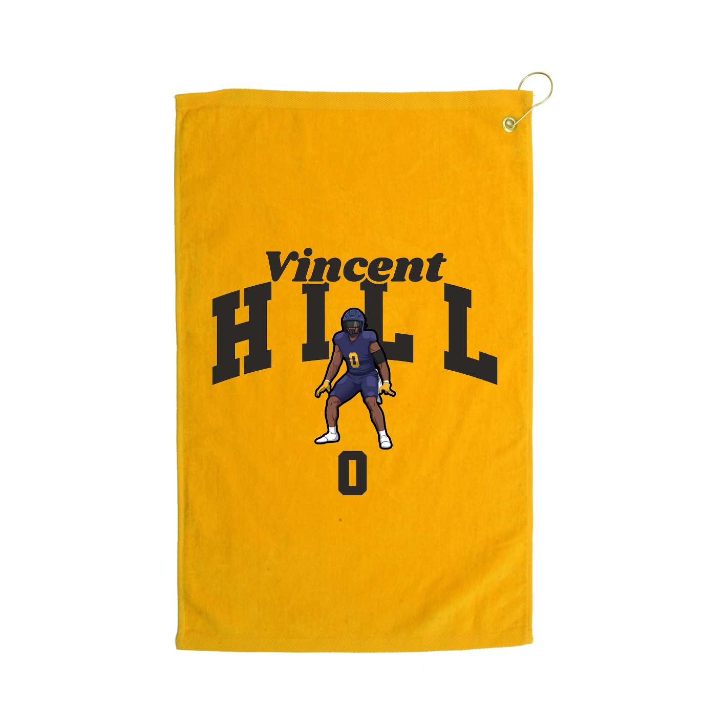 Golf Towel — Signature Arch in Gold