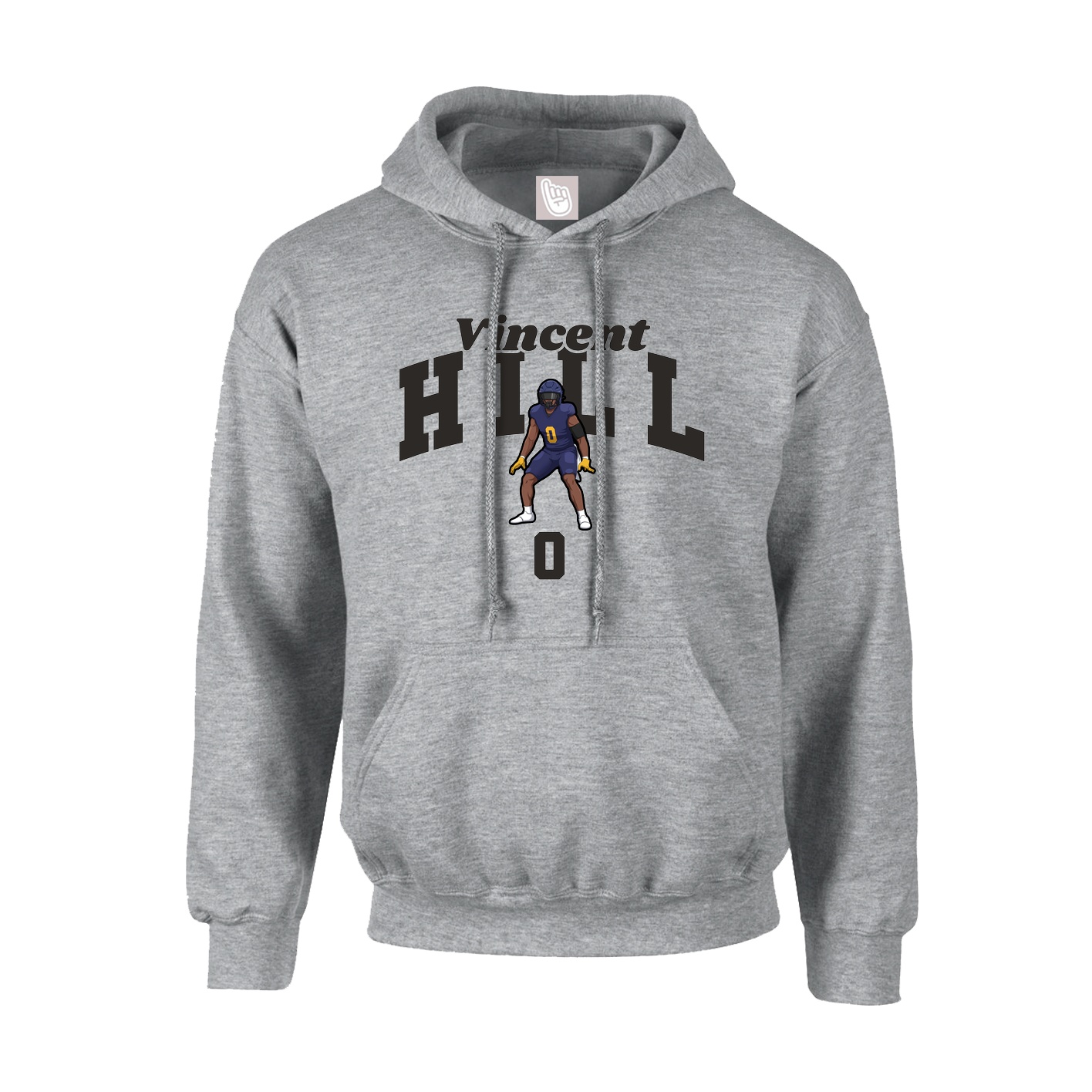 Hoodie — Signature Arch in Grey