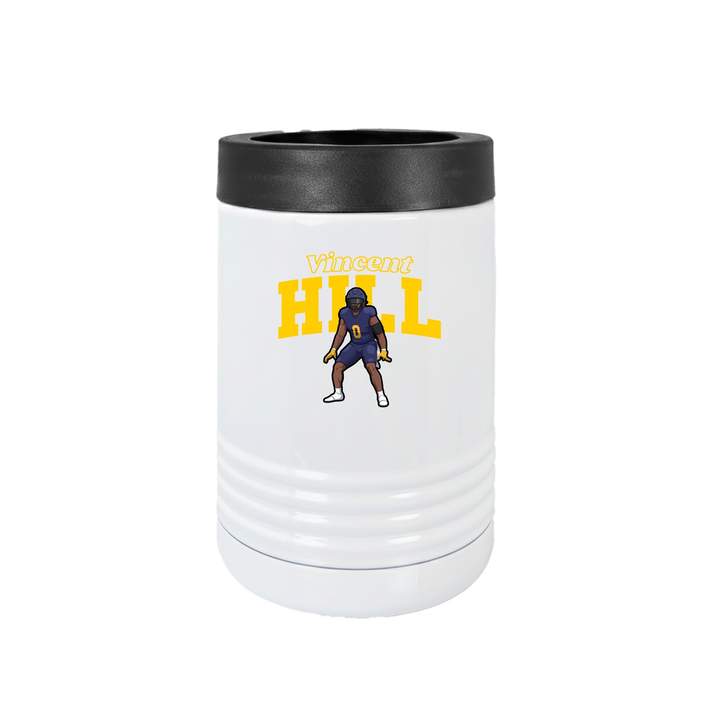Beverage Holder — Name Arch in White