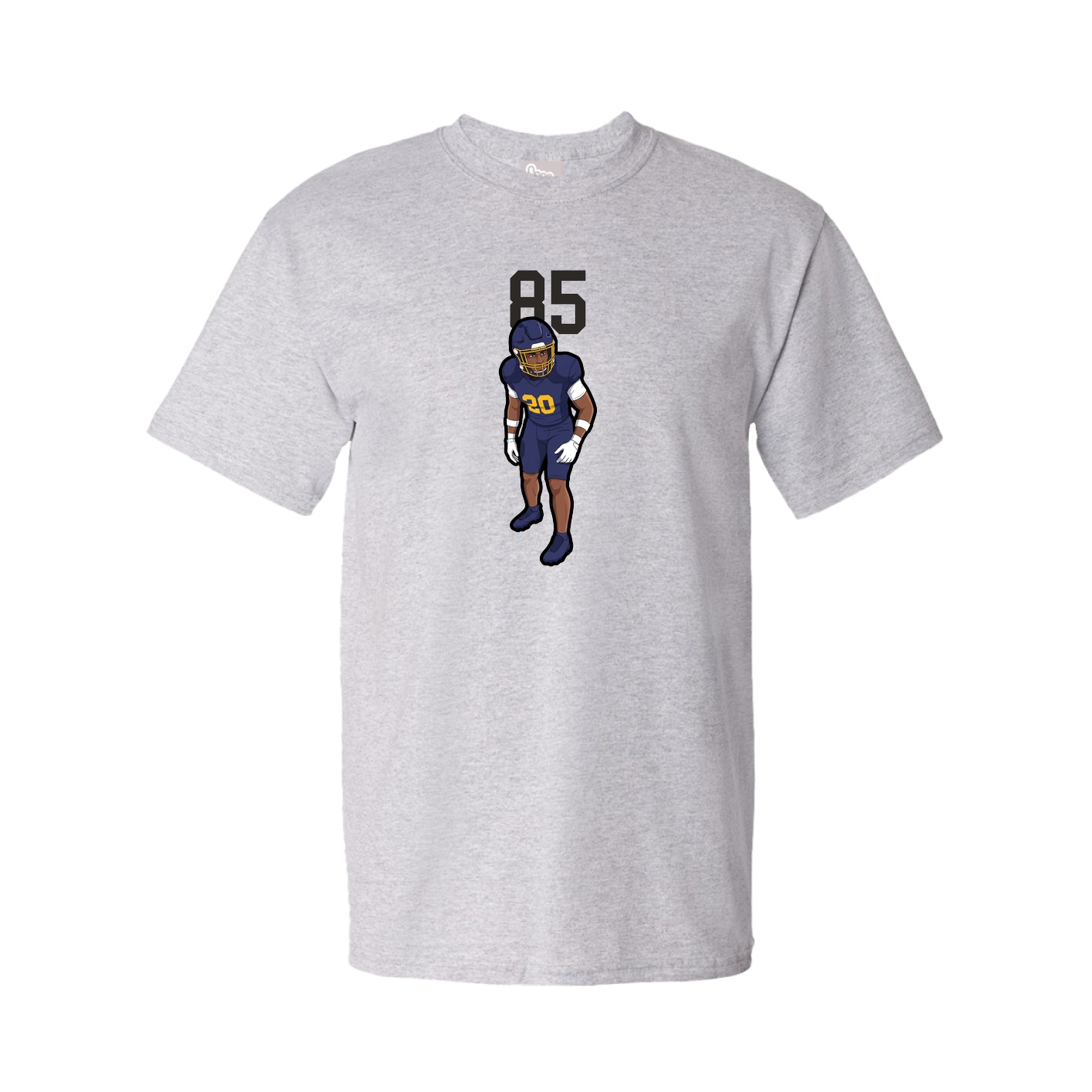 Tee — Number Top in Grey