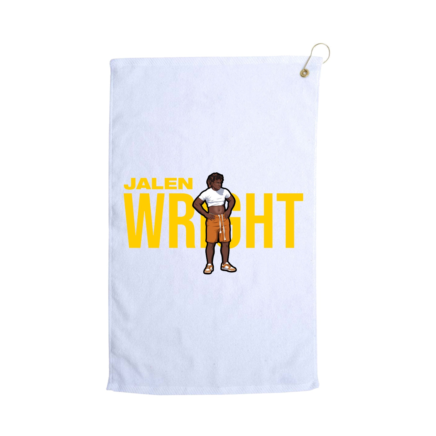 Golf Towel — Player Name in White