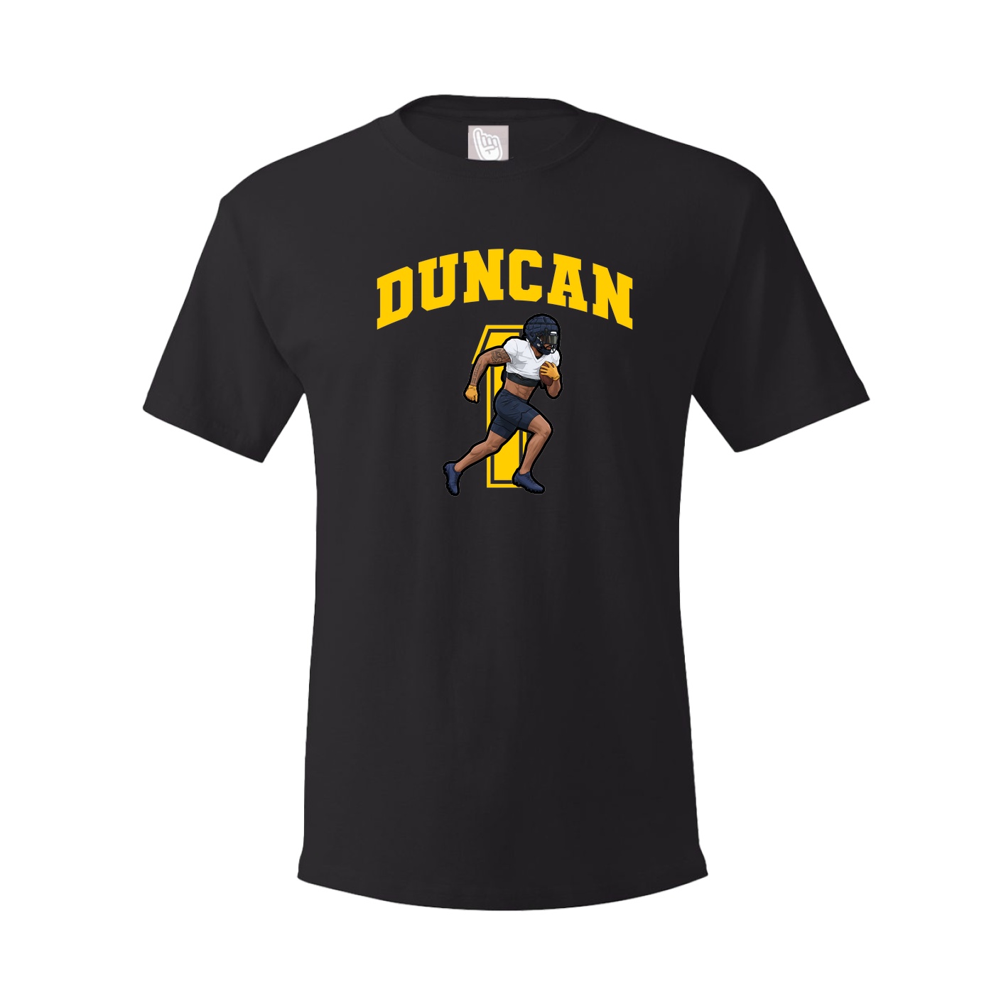 Youth Tee — Number in Black