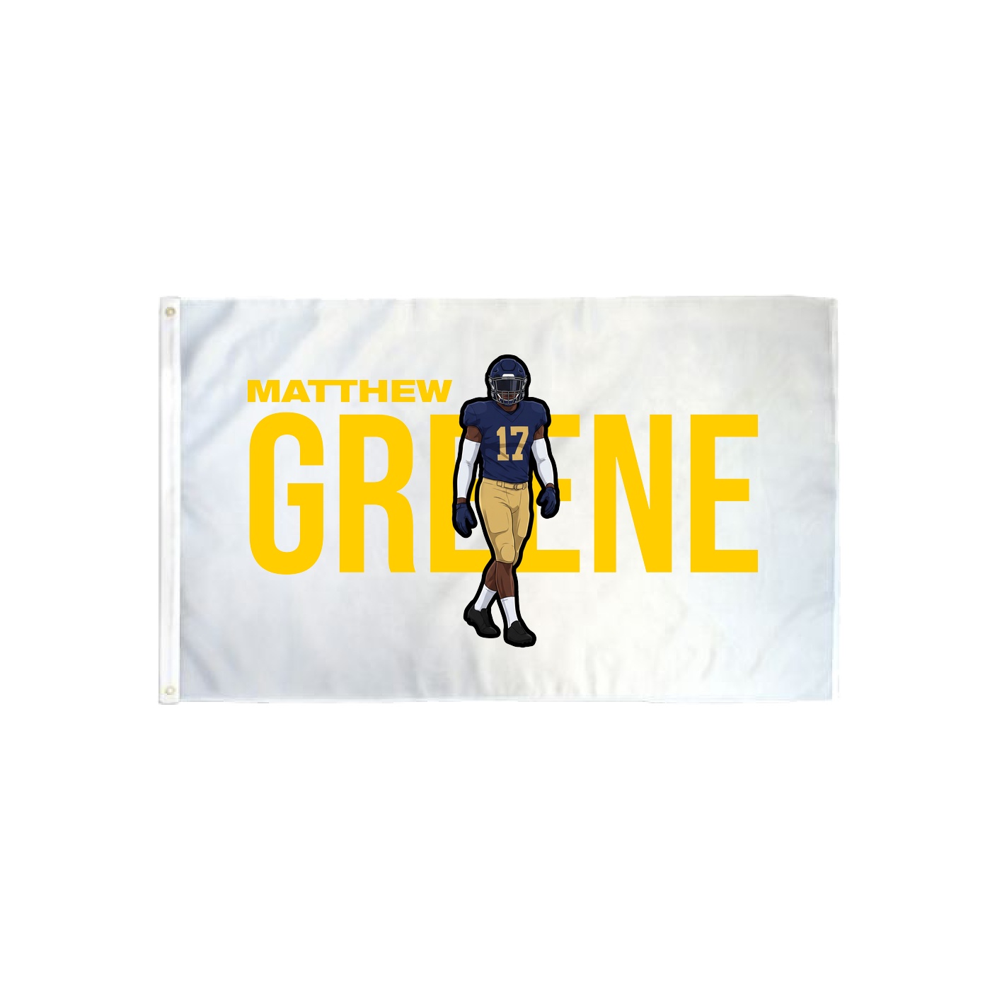 3x5 Flag — Player Name in Classic