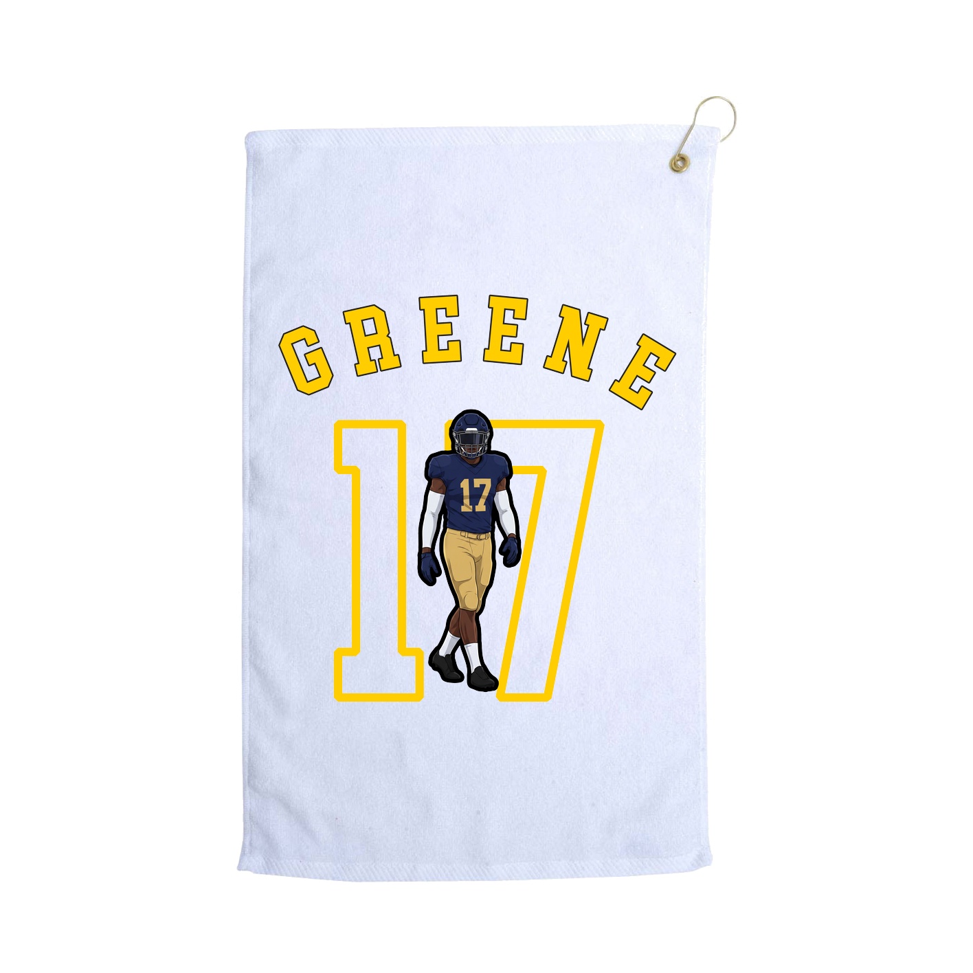 Golf Towel — Shirsey Arch in White