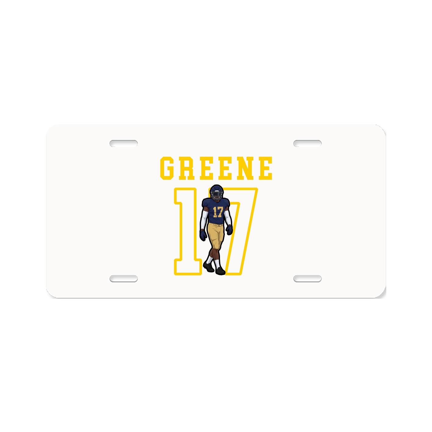 License Plate — Shirsey in Classic