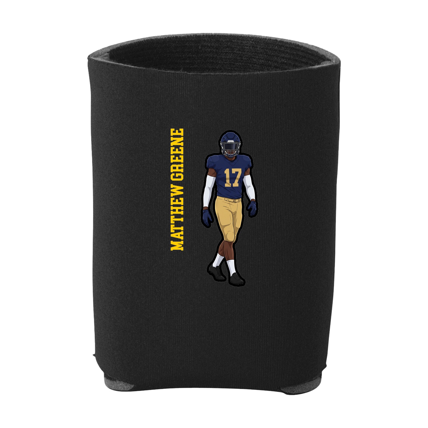 Can Holder — Name Vertical in Black