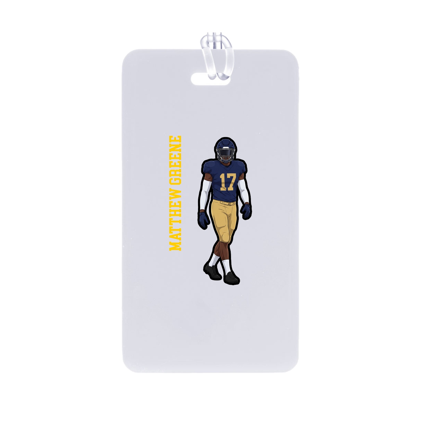 Bag Tag — Name Vertical in Classic
