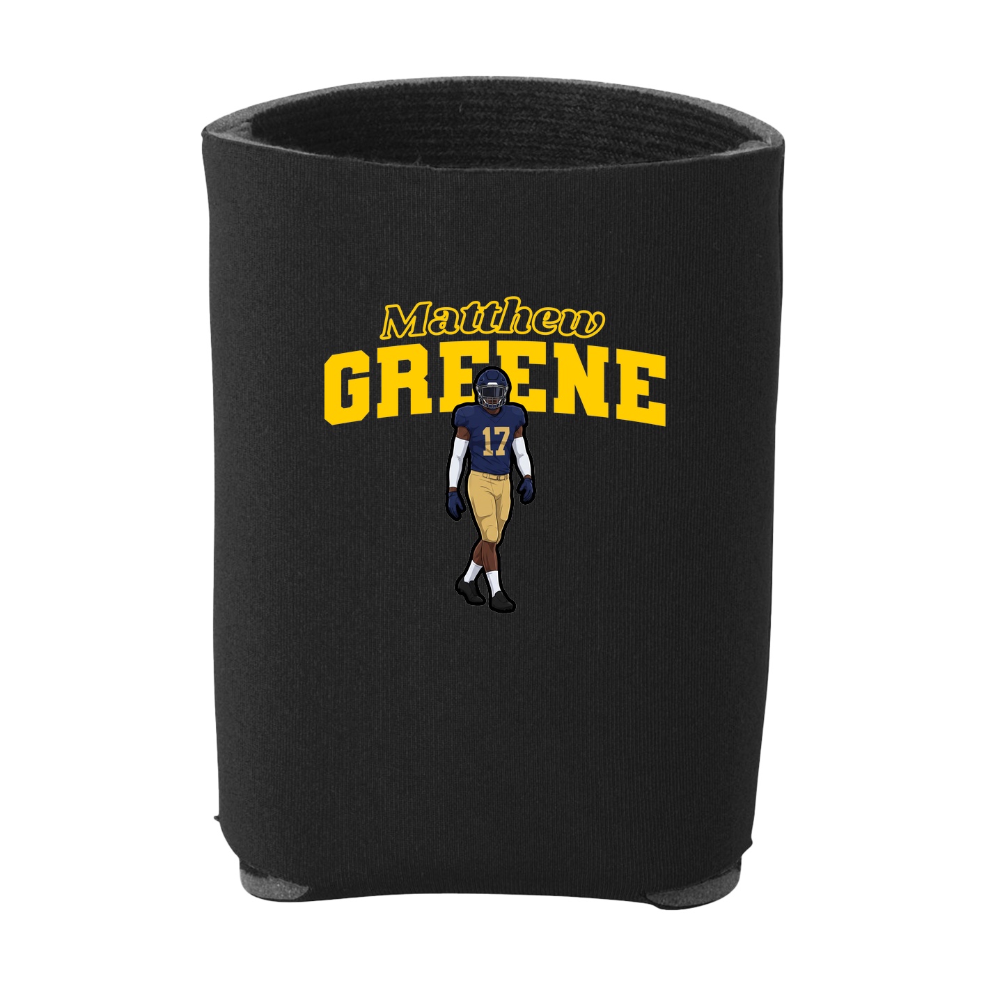 Can Holder — Name Arch in Black