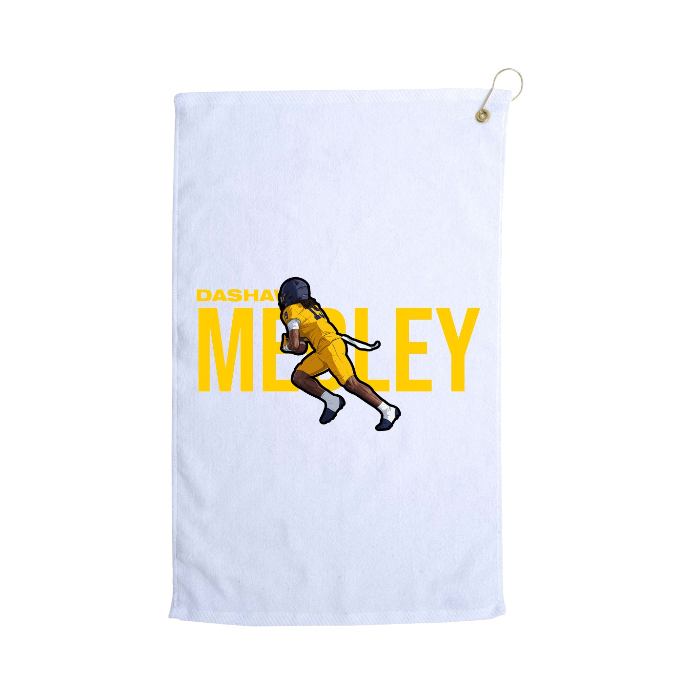 Golf Towel — Player Name in White