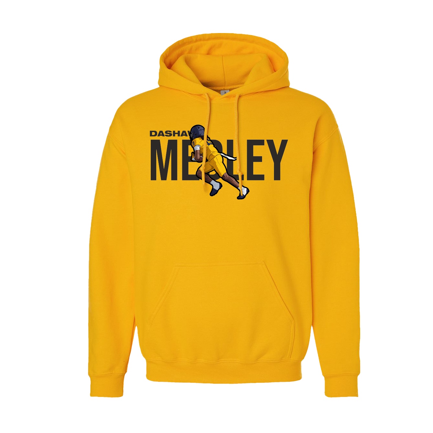 Youth Hoodie — Player Name in Gold