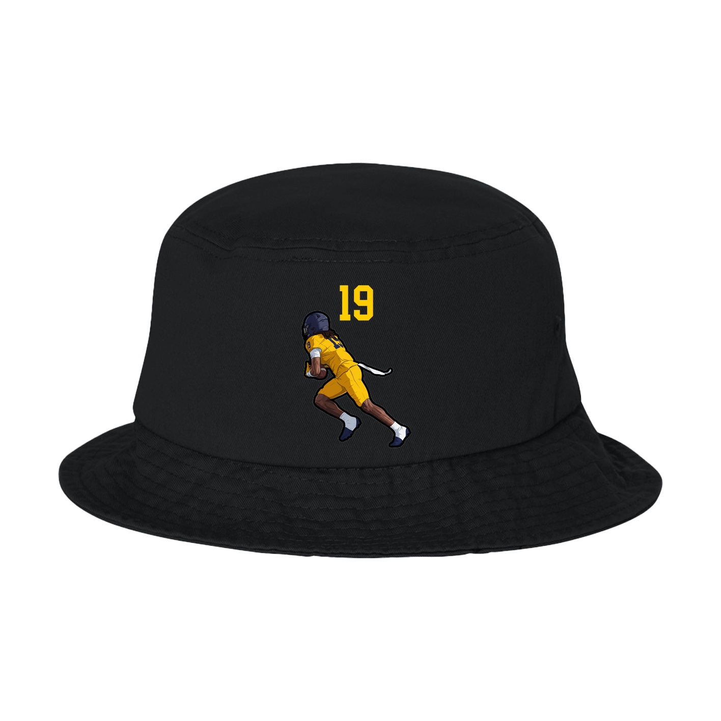 Bucket Cap — Number Top in Black
