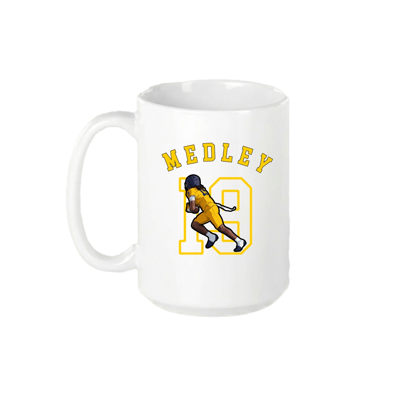15oz Coffee Mug — Shirsey Arch in White