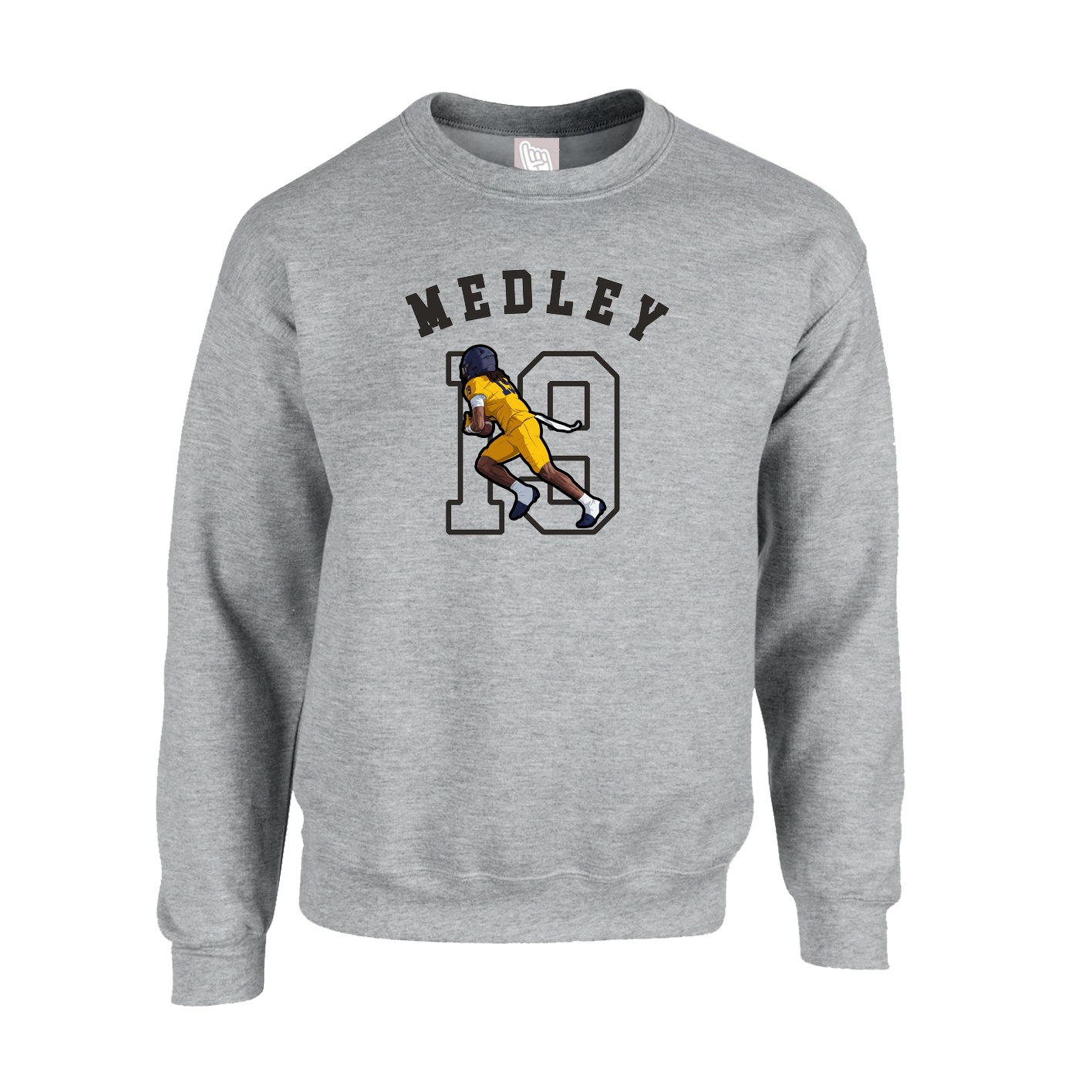Fleece Crew — Shirsey Arch in Grey