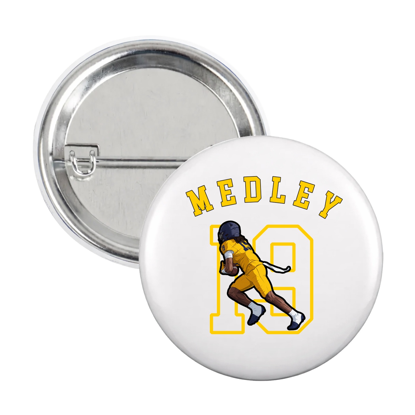 Game Day Button — Shirsey Arch in White
