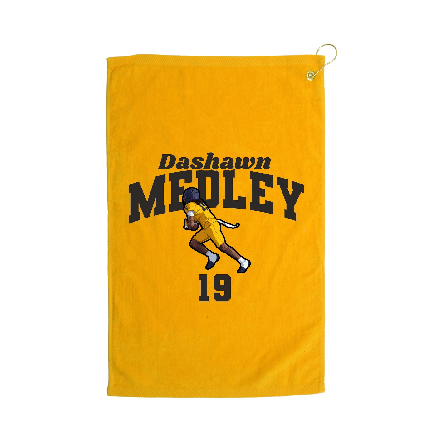 Golf Towel — Signature Arch in Gold