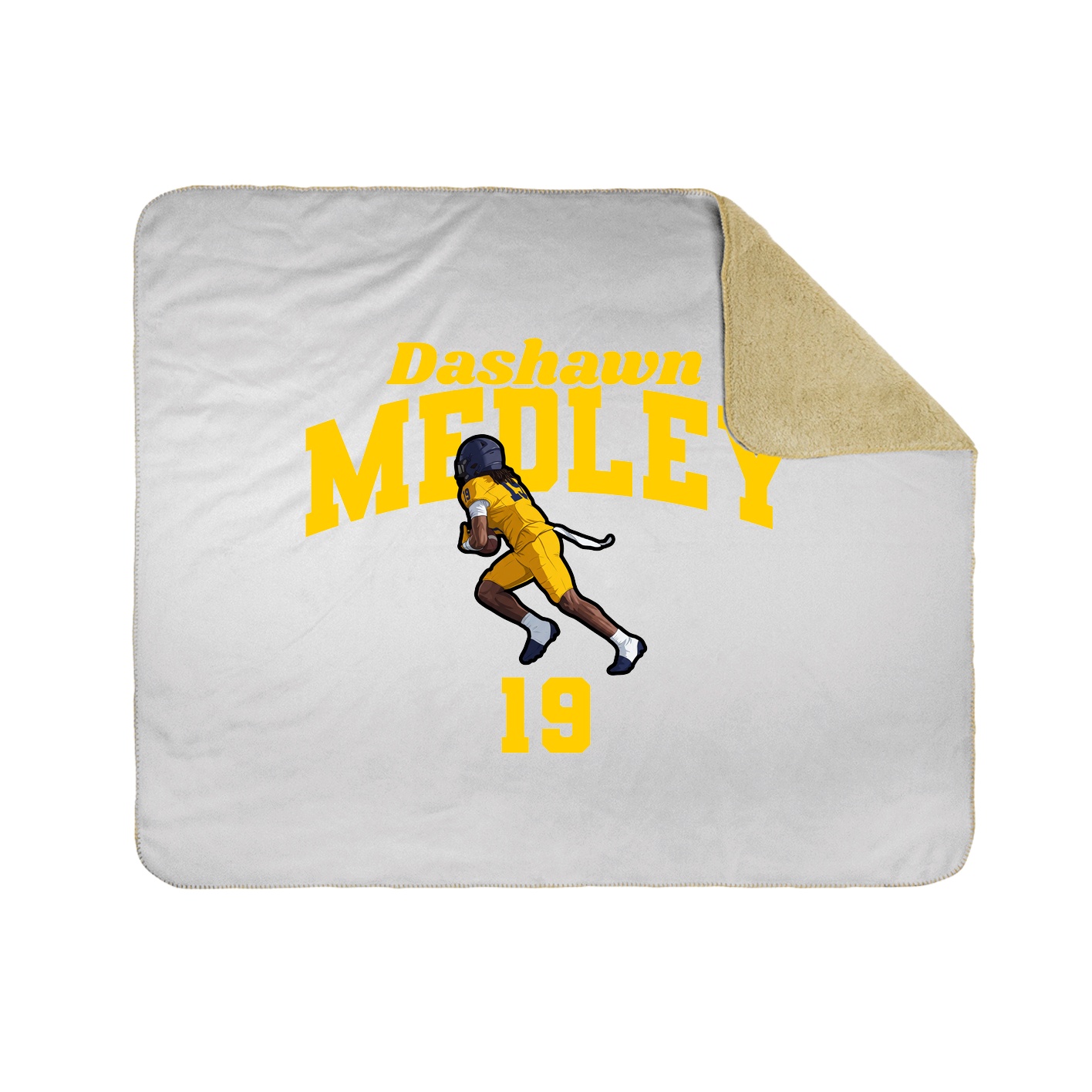 Throw Blanket — Signature Arch in White