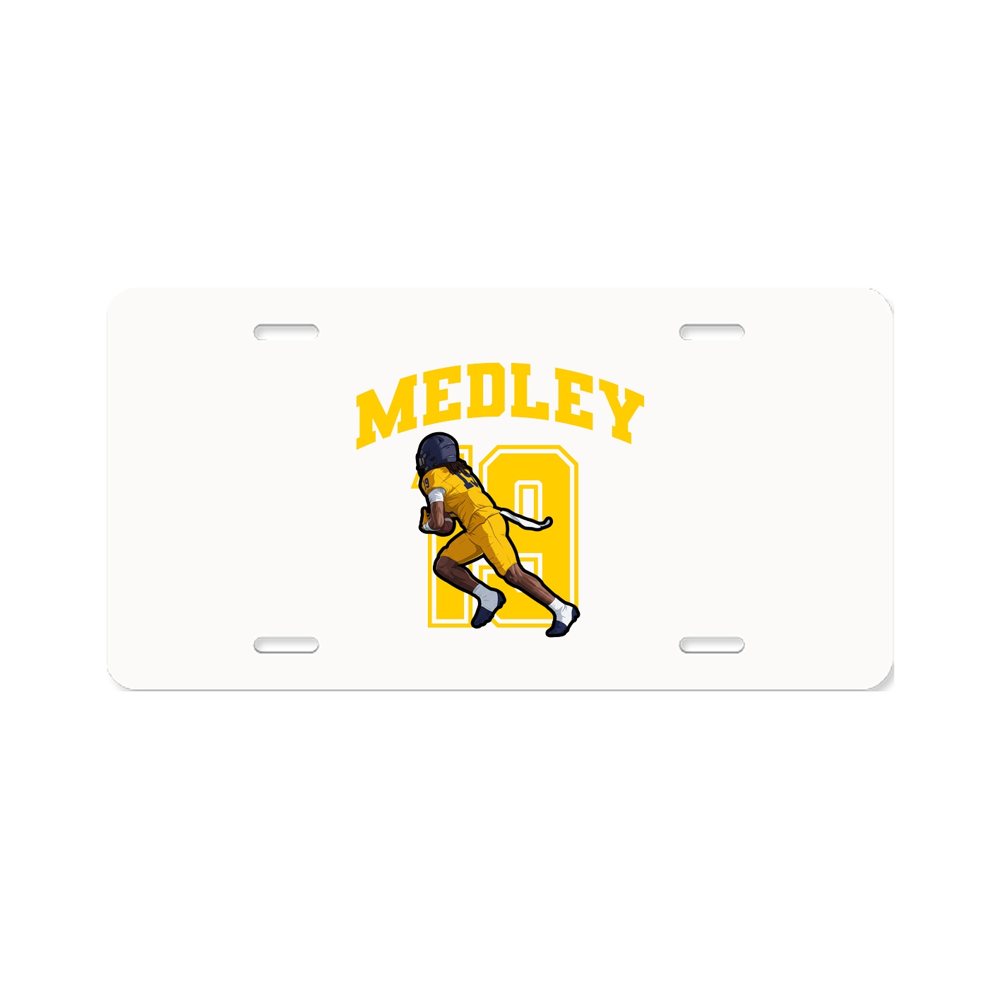 License Plate — Number in Classic