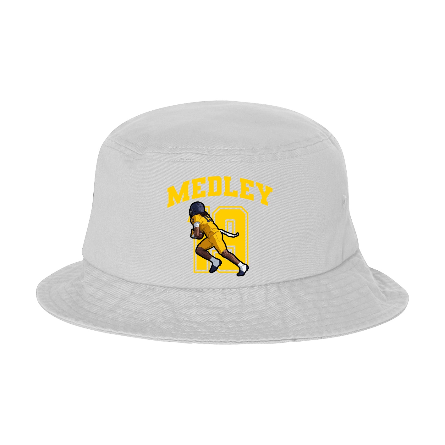 Bucket Cap — Number in White