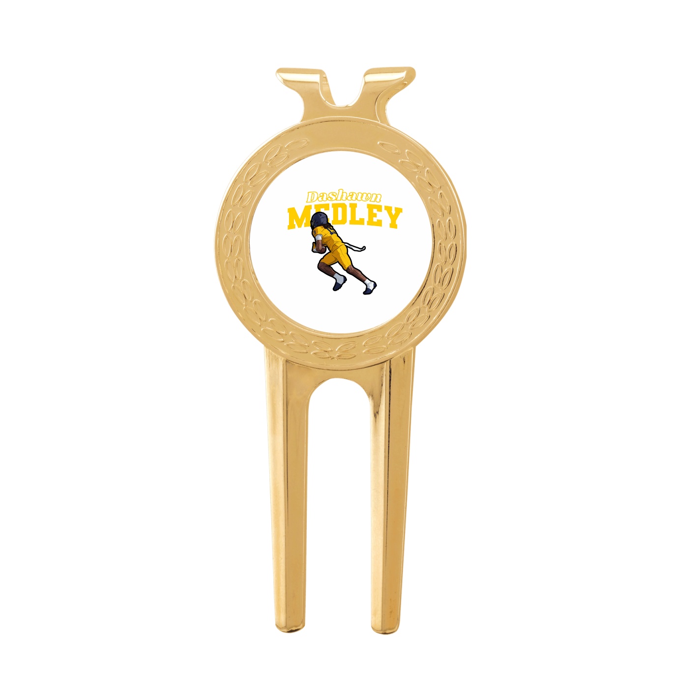 Divot Tool with Ball Marker — Name Arch in Classic