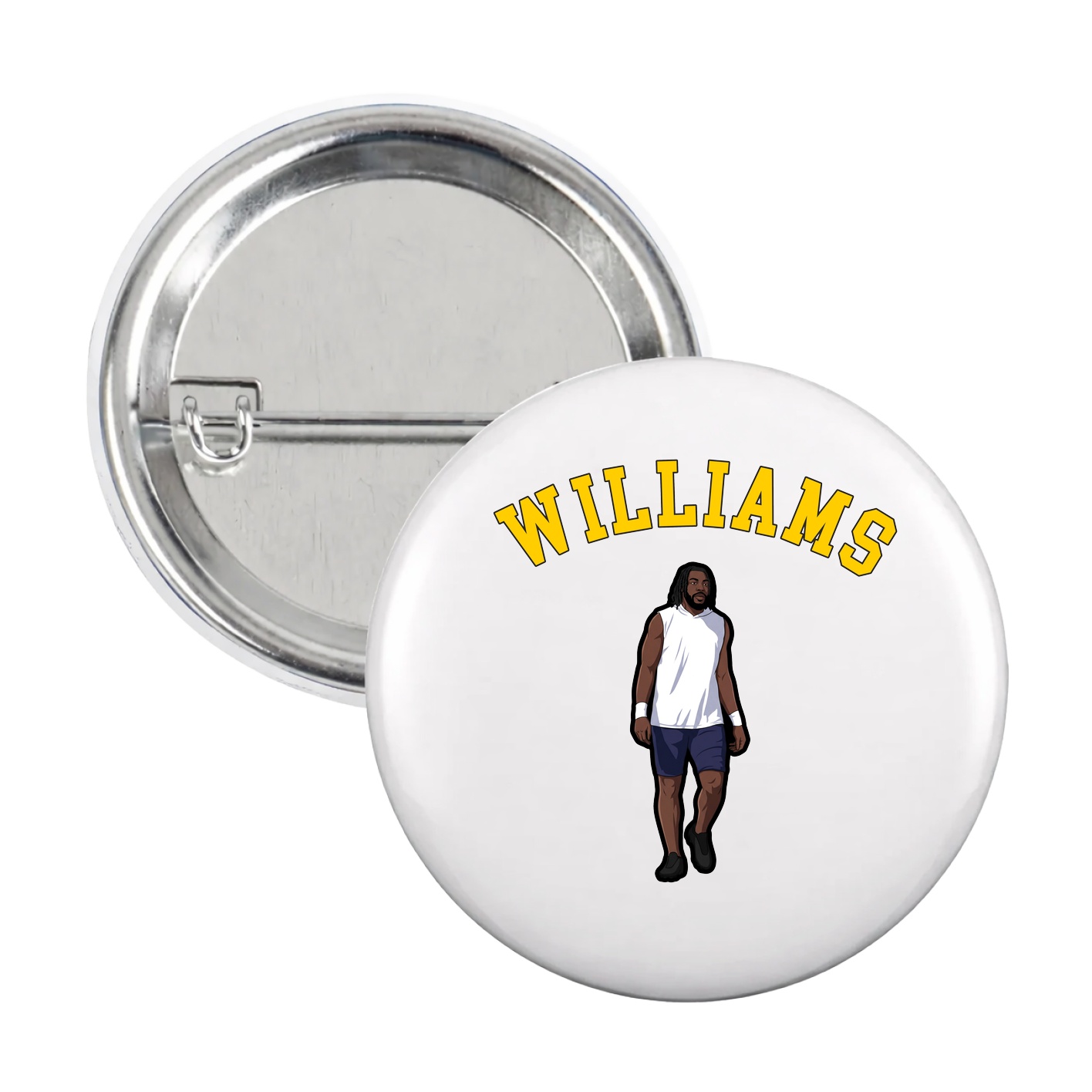 Game Day Button — Shirsey Arch in White