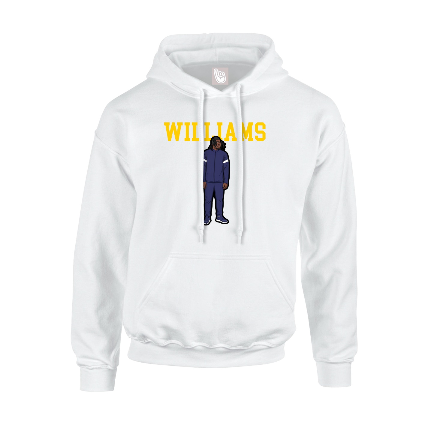 Hoodie — Shirsey in White