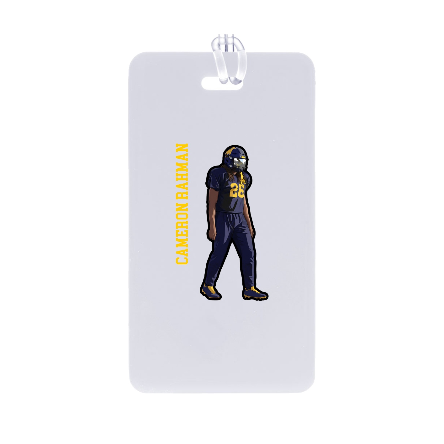 Bag Tag — Name Vertical in Classic