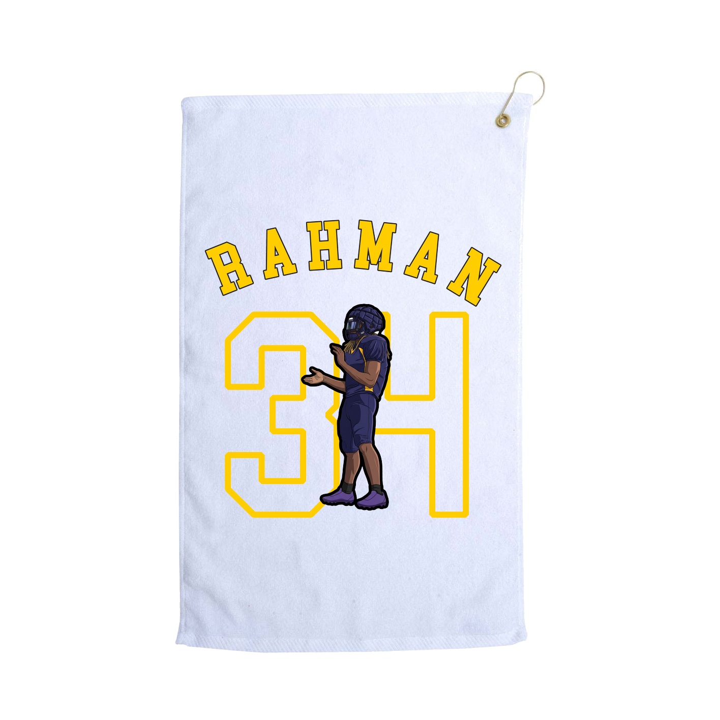 Golf Towel — Shirsey Arch in White